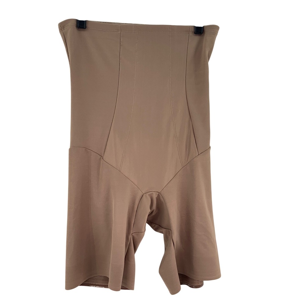 Miraclesuit 2709 HighWaisted Thigh Slimmer Shapewear Nude Tan Women Plus Size 2X